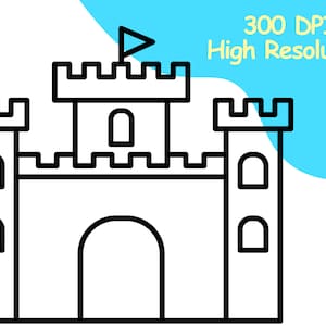 200 easy coloring pages | for small kids toddlers preschoolers kindergarten homeschool | instant download | print at home | High resolution | No background