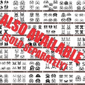 a large poster with a lot of black and white images