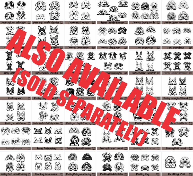 a large poster with a lot of black and white images