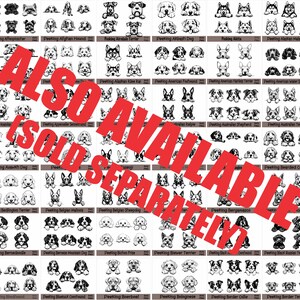 a poster with a lot of black and white images