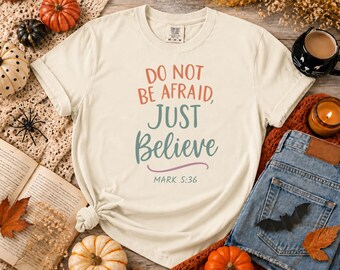 Christian Faith T-Shirt, Jesus Shirt, Bible Verse Inspired Christian Graphic Tee, Religious Church Shirt, Christian Gift