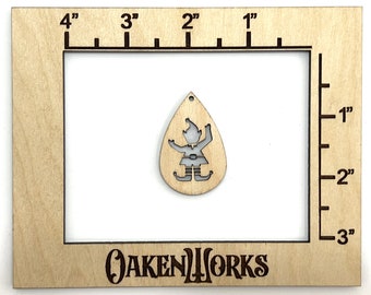 10 Elfe Teardrop Holz Ohrring Rohlinge, Unfertige Ohrringe, Schmuck Rohlinge, Holz Halskette Rohlinge, Holz Rohlinge