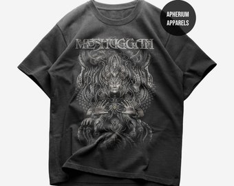 Meshuggah T-Shirt – Metal-Musik-Shirt – Bleed – ObZen-Album – Immutable – Catch Thirty Three – Meshuggah Merch – Unisex-T-Shirt aus schwerer Baumwolle