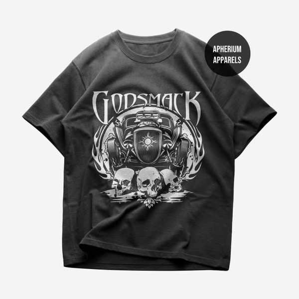 Godsmack T-Shirt - Metal Music Shirt - I Stand Alone - The Oracle Album - 1000hp Album - Godsmack Merch - Unisex Heavy Cotton Tee