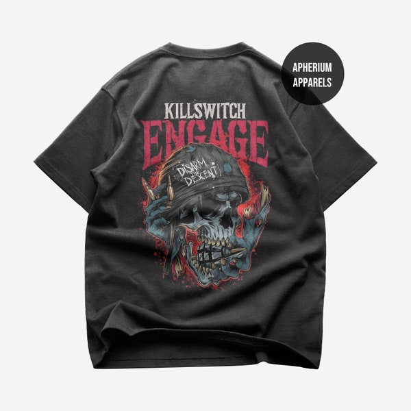 Killswitch Engage Back T-Shirt - Metal Music Shirt - My Curse - As Daylight Dies - Killswitch Engage Merch - Unisex Heavy Cotton Tee