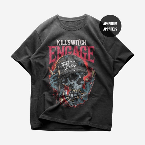 Killswitch Engage T-Shirt - Metal Music Shirt - My Curse - As Daylight Dies - Atonement - Killswitch Engage Merch - Unisex Heavy Cotton Tee