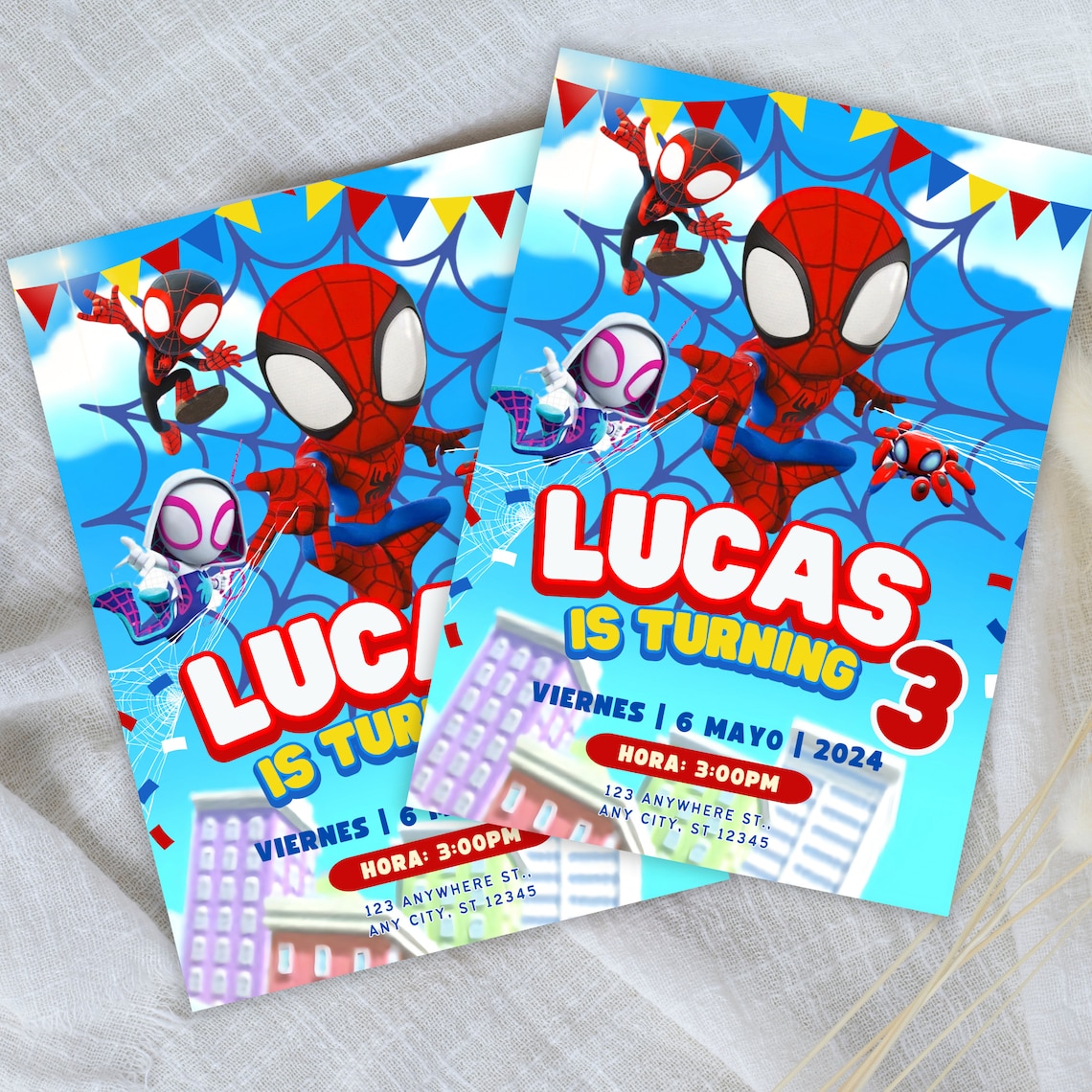 Editable Spidey Birthday Invitation / Spidey and His Amazing Friends Editable Spidey Birthday Invitation / Spidey and His Amazing Friends