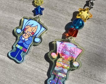 初音ミク | ボーカロイド | 2.5インチ アクリルチャーム | - Etsy 日本