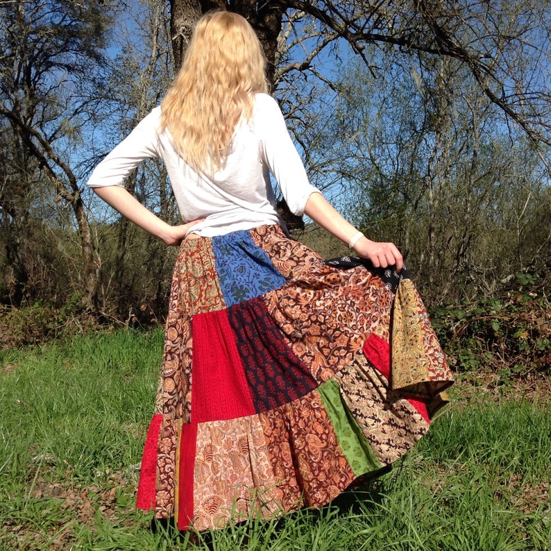 Patchwork skirt for all sizes custom made skirt handmade Etsy