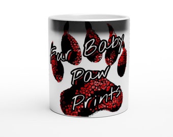 Fur Baby Pawprints Magic Mug