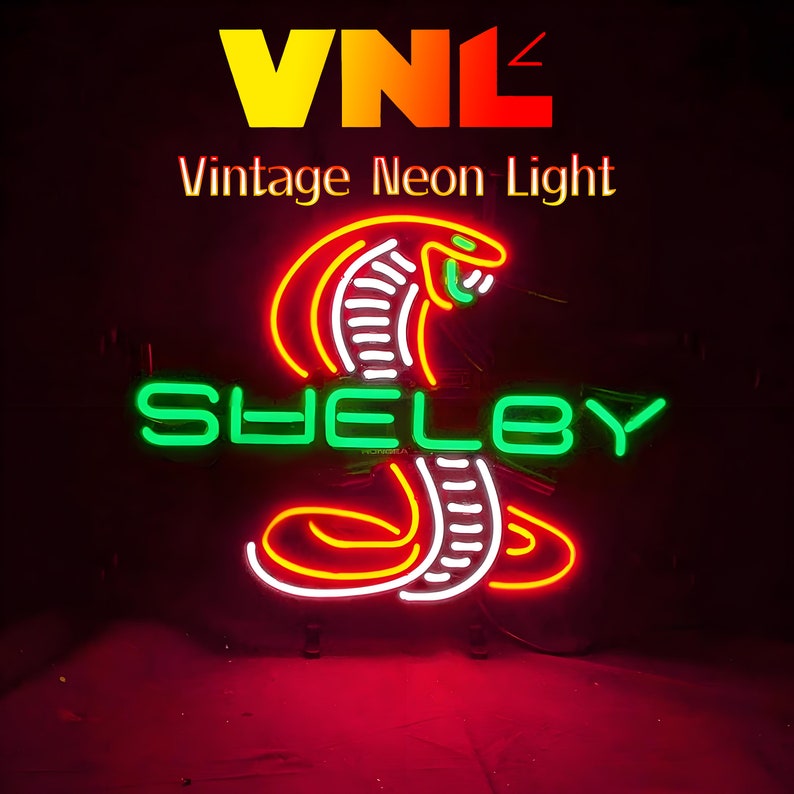 24x24 Chevrolet Dealership Neon Sign - Real Glass, Multi-Color, Used Cars Garage Light
