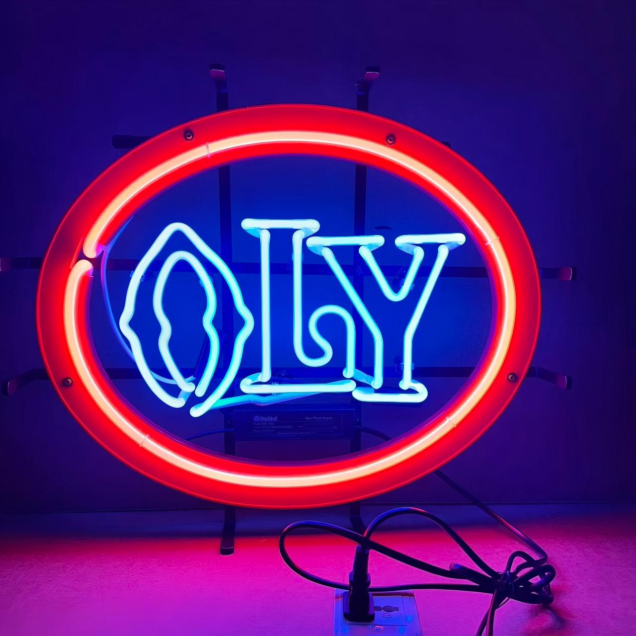 ビンテージ OLY ネオンサイン アメリカ雑貨 オリンピアビール ネオンライト ビンテージ OLY ネオンサイン アメリカ雑貨 オリンピアビール ネオン