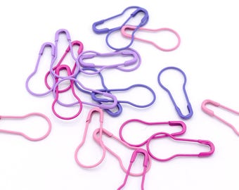 pink safety pins