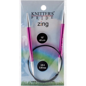 Size 6 (4 mm) Knitters Pride Zings 16 Circular Knitting Needles