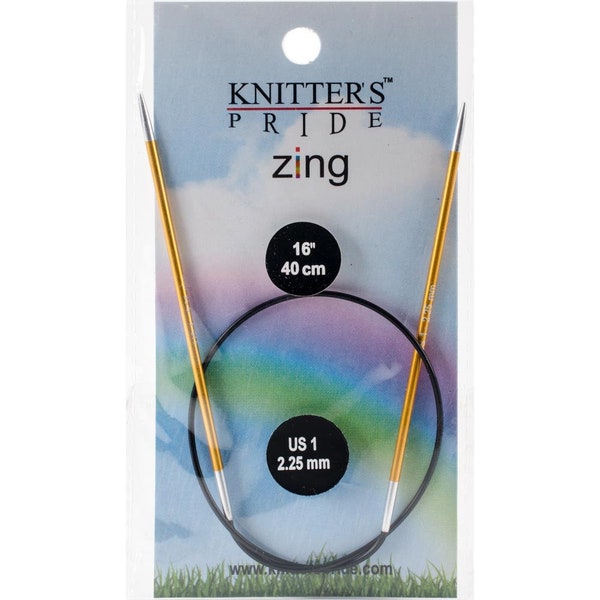 Knitters Pride Zings 16" Circular Knitting Needles