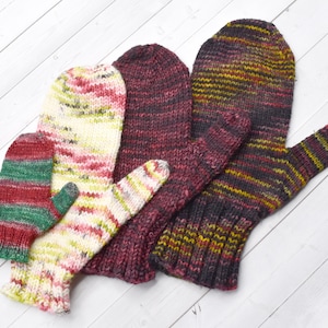 All Hands on Deck - a top down, customizable mitten pattern - PDF Pattern