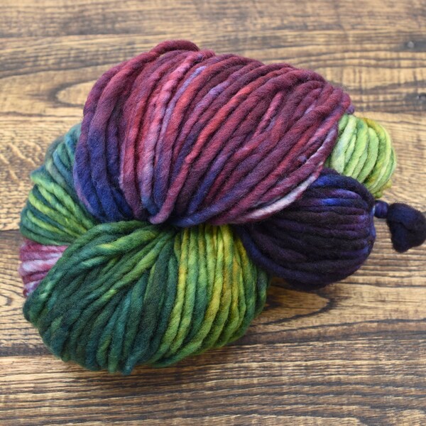 SALE - Iris You Were Here - super bulky hand dyed yarn -- In stock