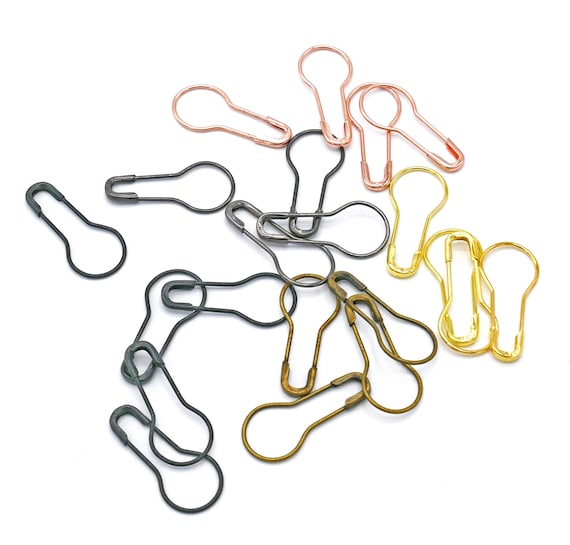 Mixed Metal High Quality Tarnish Resistant Brass Bulb Safety Pin Locking Stitch Markers Etsy Ireland