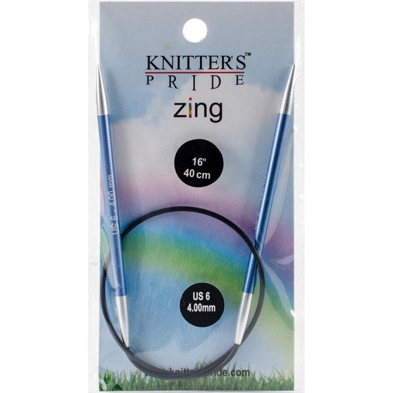 Size 6 4 Mm Knitters Pride Zings 16 Circular Knitting Needles 