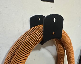 Heavy-duty slanghanger: haak voor wandmontage voor natte/droge stofzuigerslangen, shop-vacuümhouder, stevig vacuümslangenrek, universele oplossing voor het opbergen van slangen