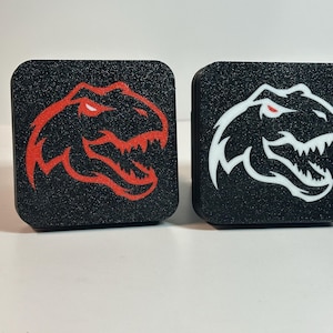 RAM TRX Dinosaur Hitch Cover | Custom Truck Accessory for Ram 1500 TRX | Durable 2 Inch Receiver Trailer Hitch Plug