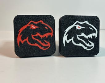 RAM TRX Dinosaur Hitch Cover | Fits 2 and 2.5 Inch Receivers | Weatherproof Trailer Plug for Ram 1500 TRX | Funny Truck Gift