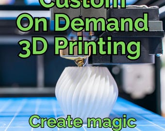 Custom 3D Printing Service Made to Order | Bring Your Idea or File to Life | Gifts Home Decor Cosplay Props | Multicolor Prints