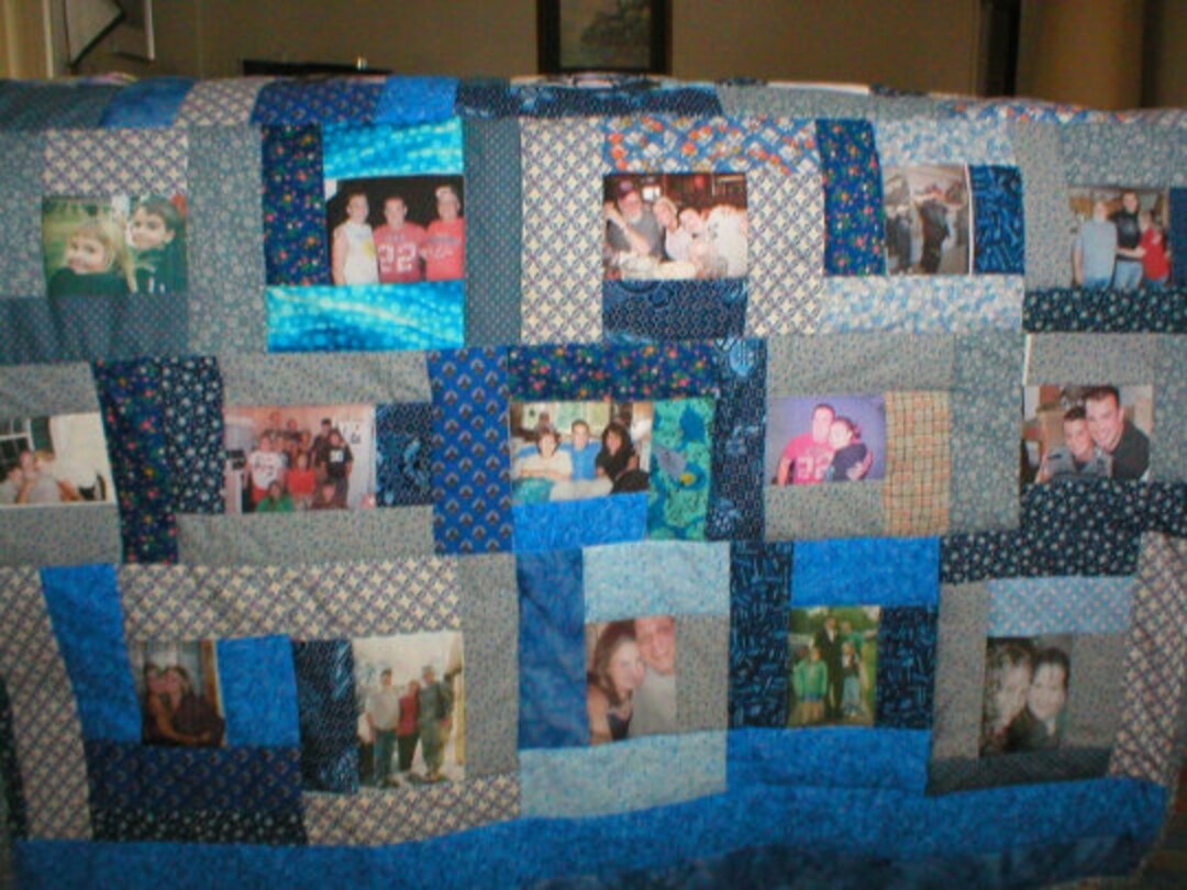 24 Photo Collage Quilt Made to Order for Any Occasion Etsy