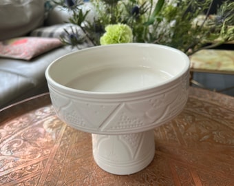 White fruit or dessert bowl from Marrakech