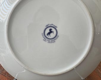 Lot De 6 Assiettes Marocaines En Porcelaine COCEMA De Fès, 20 Cm, Multicolores
