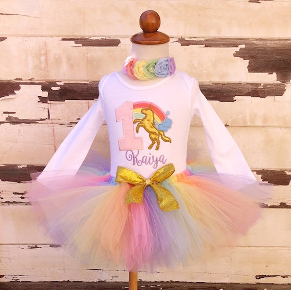 7th Birthday Girl Tutu Outfit Light Pink Minnie Mouse Silver Headband First 1st