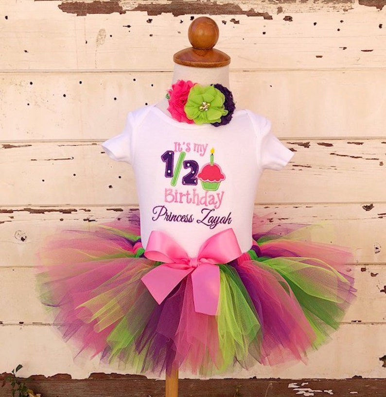 half year birthday dress for baby girl