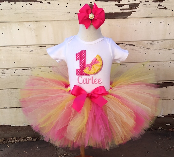 Yellow Monogram Infant Hair Bow