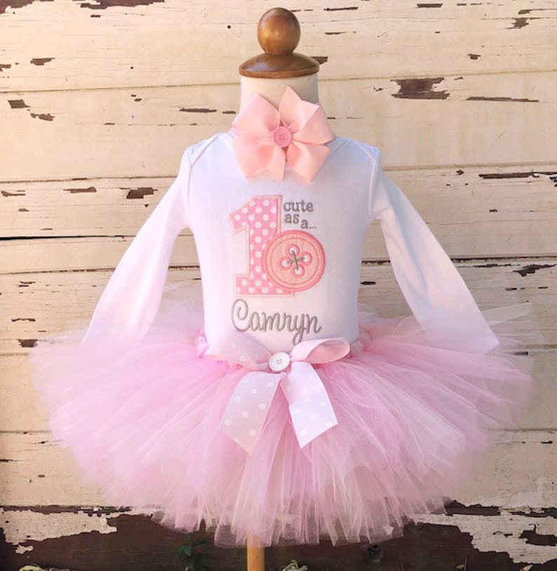 1st birthday tutu set