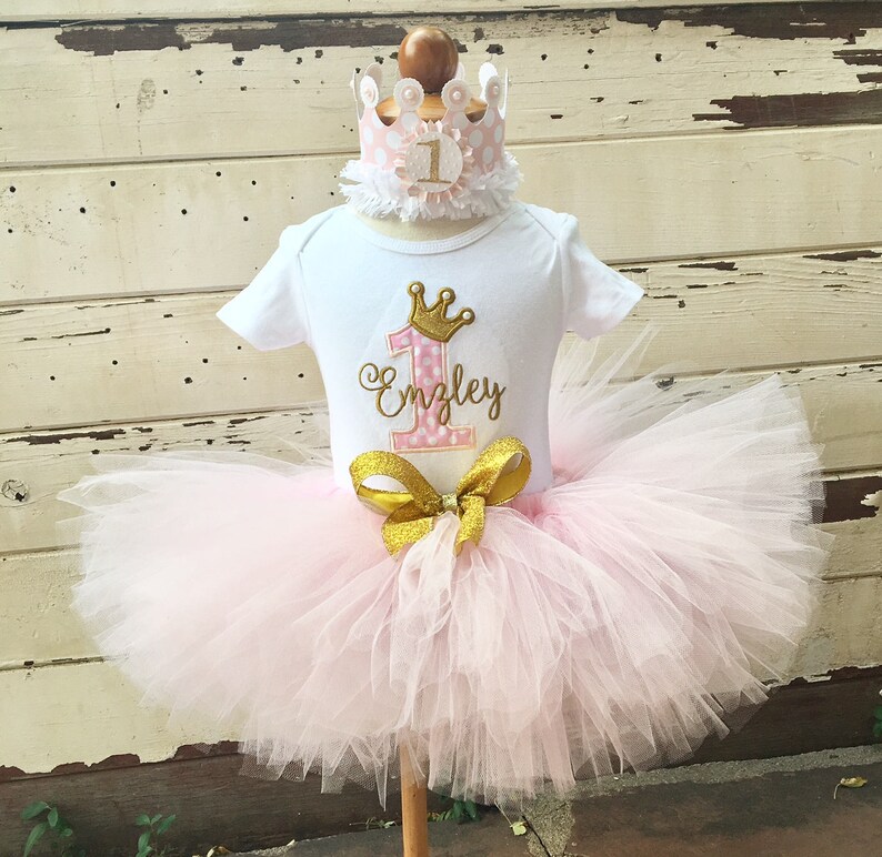 1st birthday princess tutu set