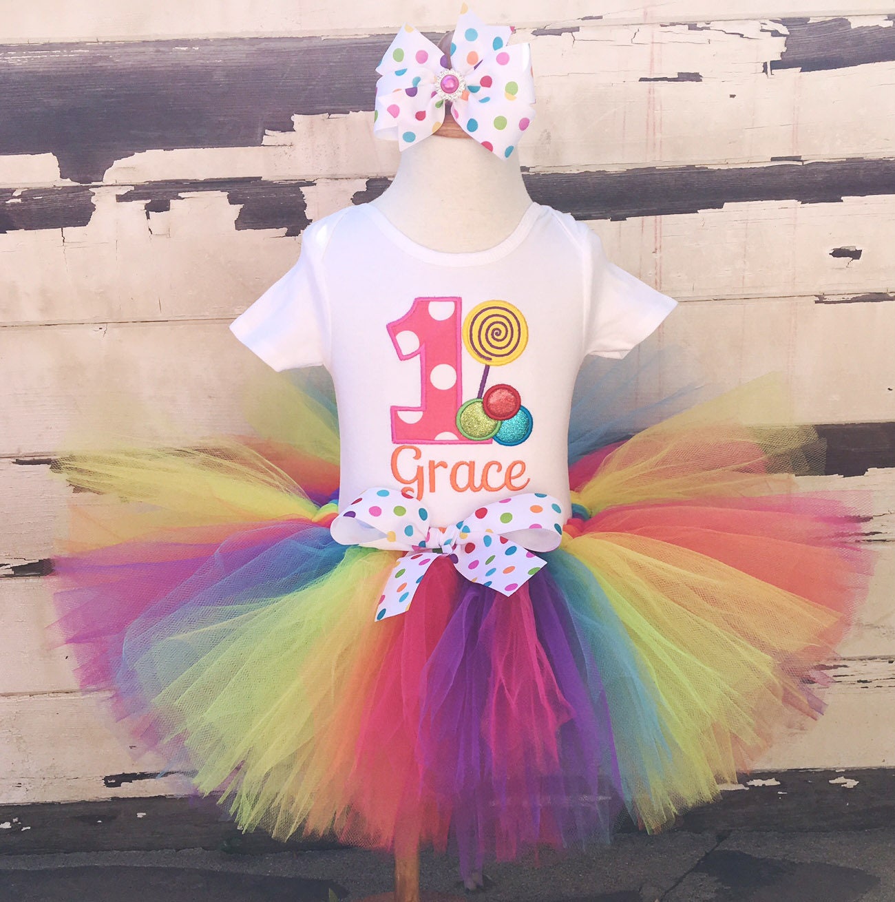 candyland tutu outfit