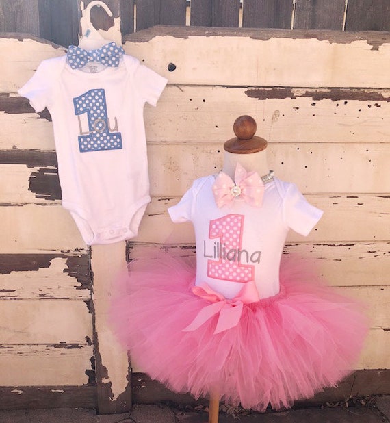 boy girl twin first birthday outfits