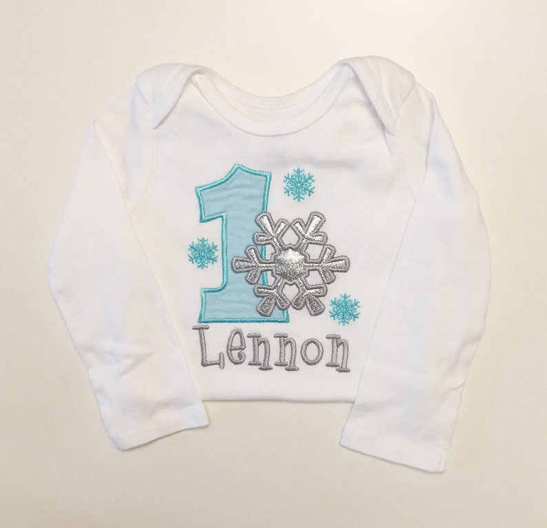 Boy Snowflake Bodysuit Personalized And Crown Set, Baby Toddler Winter Onederland Themed 1st First Birthday, Smash Cake Photo Props image 7