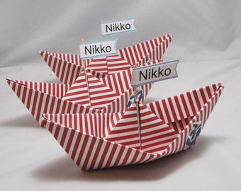 Centros de mesa personalizados para veleros náuticos, juego de 6, decoraciones para fiestas de cumpleaños de marinero pequeño