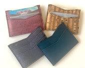 Cork Card and Cash Wallet, Slim Cork Wallet, Slim Card Holder, Front Pocket Wallet, Vegan, Minimalist