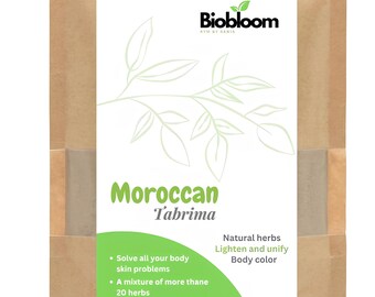 pack hammam marocain Tabrima c'est un ancien traitement du corps traditionnel à base d'herbes mélangées Il a un effet relaxant et cicatrisant sur le corps