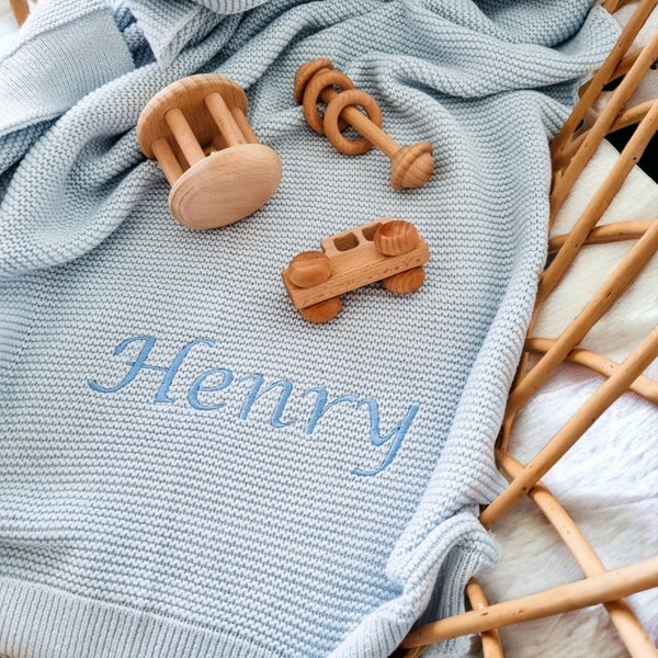 Personalized Embroidered Baby Name Blanket, Custom Baby Blanket, Stroller Blanket, Baby Shower Gift, Newborn Baby Gift, Monogrammed Blanket