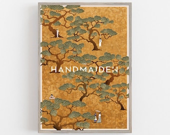 The Handmaiden (2016) movie artwork poster Canvas Matte Silk A1 A2 A3 A4 A5 A6 11х17 18Х24 24Х36 Inches The Handmaiden movie poster artwork