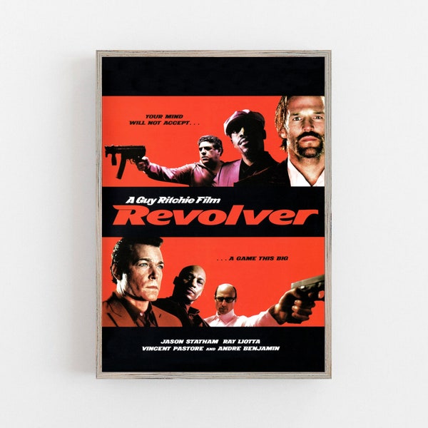 Revolver (2005) movie cover poster Canvas Matte Silk A1 A2 A3 A4 A5 A6 11х17 18Х24 24Х36 Inches Revolver gift movie cover Revolver poster