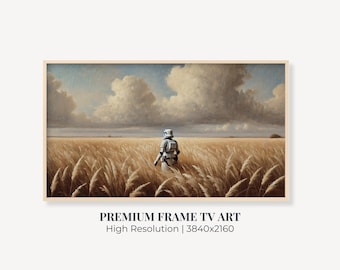 Stormtrooper Oil Painting: Star Wars Samsung Frame TV Art (Digital Download)