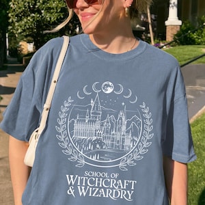 Wizarding School House T-Shirt| Wizard World Gift| Universal Studios Shirt| Witchery Castle Shirt| Magic School Shirt| Magical Book Shirt|