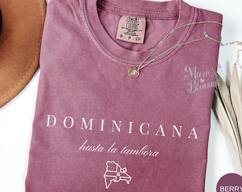 Comfort Colors® | Camiseta Dominicana | Presente da República Dominicana | Camiseta da República Dominicana | Camiseta Dominicana | Presente para Dominicanos | Camiseta da República Dominicana