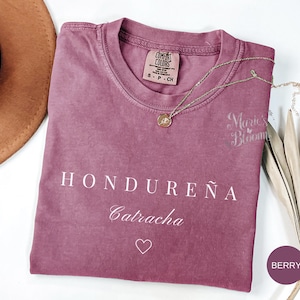 Comfort Colors®|Hondureña T-Shirt|  Hondurena Gift| Cute Honduras T-shirt| Camisa de Honduras| Catracha T-shirt| I Love Baleadas