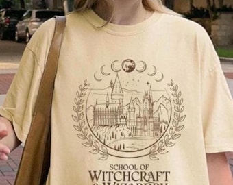 Wizarding School House T-Shirt| Wizard World Gift| Universal Studios Shirt| Witchery Castle Shirt| Magic School Shirt| Magical Book Shirt|