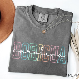 Comfort Colors® | Kundenspezifisches T-Shirt| Lieferzeit: 3-5 Werktage Boricua Stolz T-Shirt | Yo Soy De PFKNR T-Shirt | Porto Rico Geschenke| Puertoricanisches Hemd |